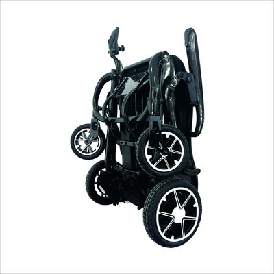 電動車椅子はマグネシウム合金車輪230mm/180mmと10km走行距離