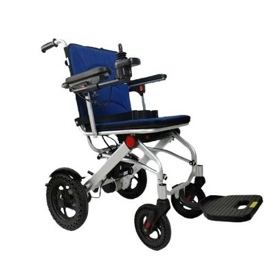 折りたたみ可能なアルミニウム輸送車椅子 6km/h速度とDC24V150W*2ブラシレスモーター