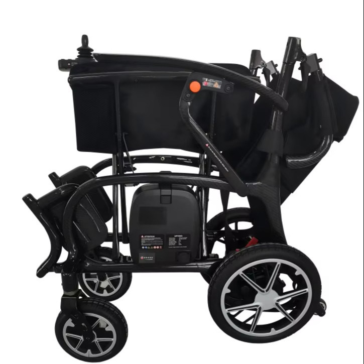 軽量折りたたみのデザインと座席サイズW510*D415mmの電気スクーターの車椅子